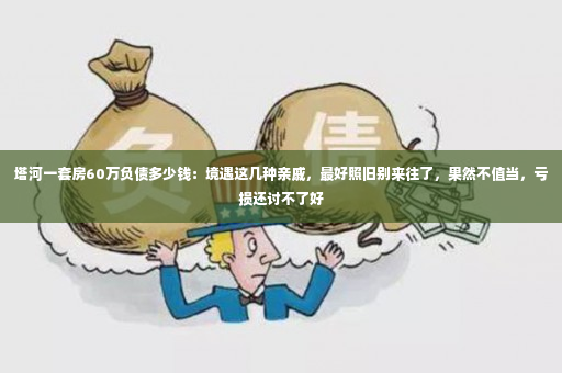 塔河一套房60万负债多少钱：境遇这几种亲戚，最好照旧别来往了，果然不值当，亏损还讨不了好