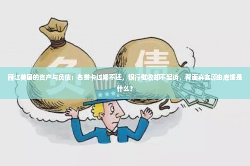 雁江美国的资产与负债：名誉卡过期不还，银行催收却不起诉，背面真实原由底细是什么？