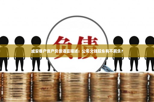 成安客户资产负债语言描述：公司欠钱股东有不肩负？