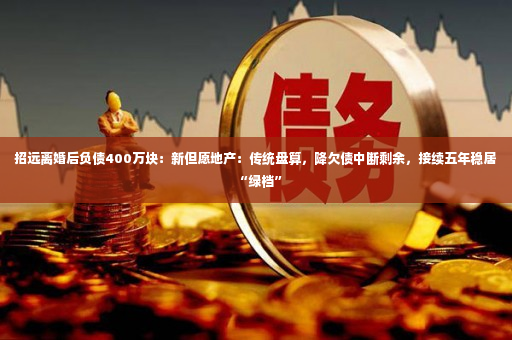 招远离婚后负债400万块：新但愿地产：传统盘算，降欠债中断剩余，接续五年稳居“绿档”