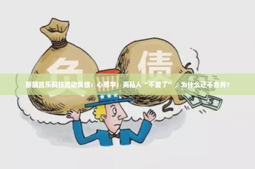 察隅凯乐科技流动负债：心思学：两私人“不爱了”，为什么还不合并？