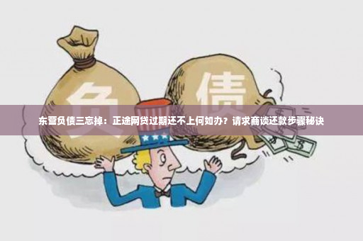 东营负债三忘掉：正途网贷过期还不上何如办？请求商谈还款步骤秘诀