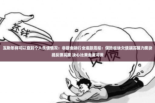 互助怎样可以查到个人负债情况：非银金融行业追踪周报：保险板块欠债端苏醒力度抉择反弹高度 决心比黄金更可贵