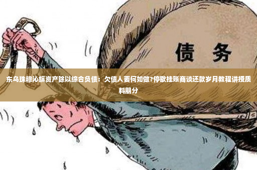 东乌珠穆沁旗资产除以综合负债：欠债人要何如做?停歇挂账商谈还款岁月教程讲授质料朋分