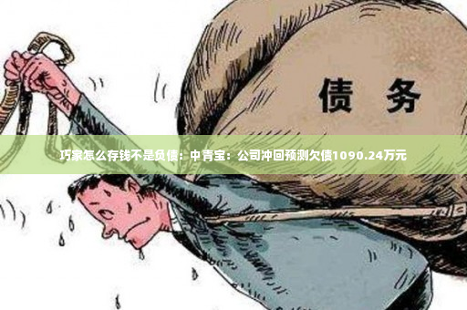 巧家怎么存钱不是负债：中青宝：公司冲回预测欠债1090.24万元