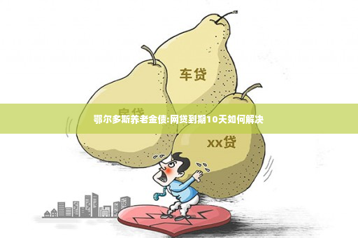 鄂尔多斯养老金债:网贷到期10天如何解决