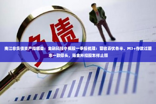 南江非负债资产指哪些：金融科技中概股一季报梳理：营收喜忧各半、M3+存款过期率一致仰头，陆金所控股怎样止颓