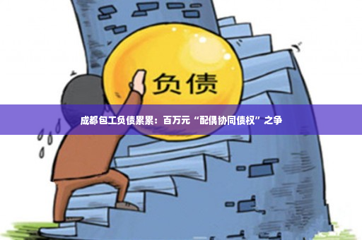 成都包工负债累累：百万元“配偶协同债权”之争