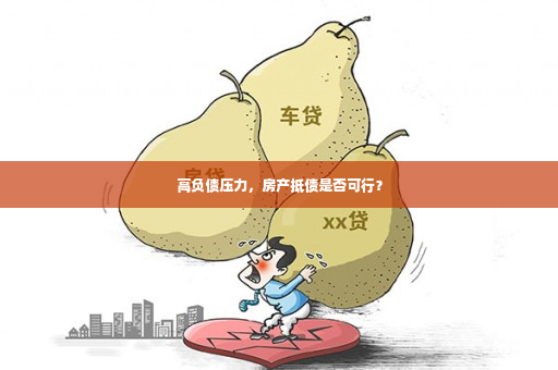 高负债压力，房产抵债是否可行？