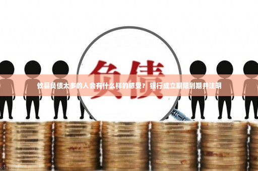 攸县负债太多的人会有什么样的感受？ 银行成立期限到期并注明