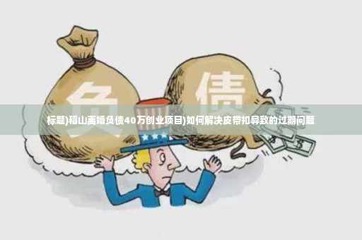 标题)稻山离婚负债40万创业项目)如何解决皮带扣导致的过期问题