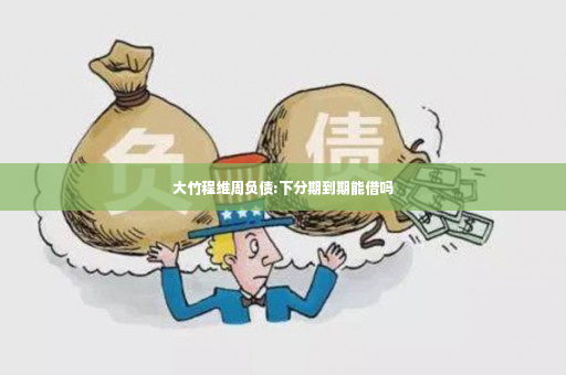 大竹程维周负债:下分期到期能借吗