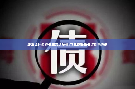 唐海凭什么降低非流动负债:立年夜拇指卡过期牺牲刑