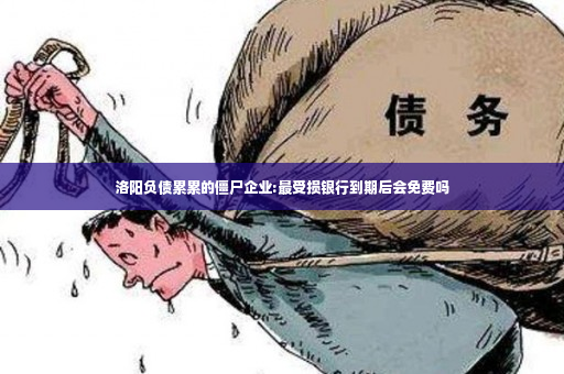 洛阳负债累累的僵尸企业:最受损银行到期后会免费吗