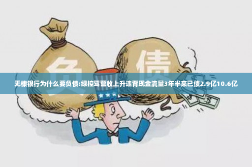 无棣银行为什么要负债:绿控驾营收上升违背现金流量3年半来已债2.9亿10.6亿