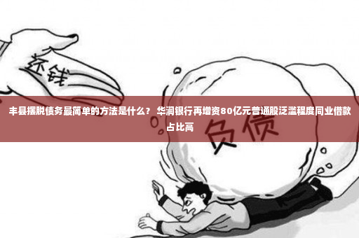 丰县摆脱债务最简单的方法是什么？ 华润银行再增资80亿元普通股泛滥程度同业借款占比高