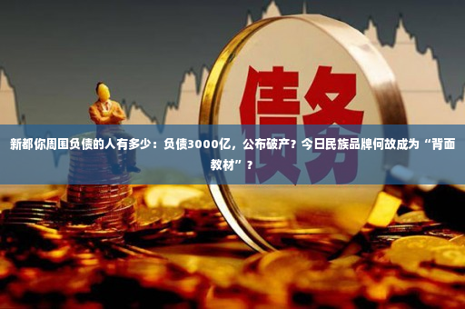 新都你周围负债的人有多少：负债3000亿，公布破产？今日民族品牌何故成为“背面教材”？