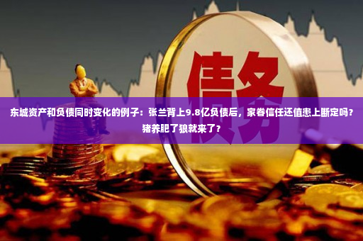 东城资产和负债同时变化的例子：张兰背上9.8亿负债后，家眷信任还值患上断定吗？猪养肥了狼就来了？