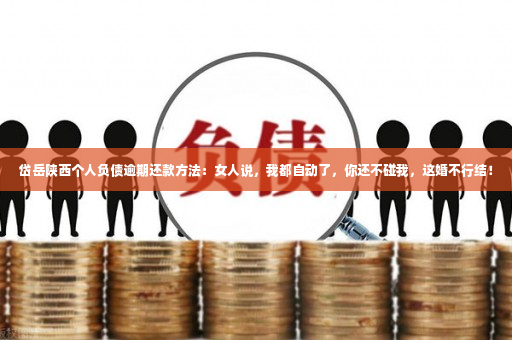 岱岳陕西个人负债逾期还款方法：女人说，我都自动了，你还不碰我，这婚不行结！