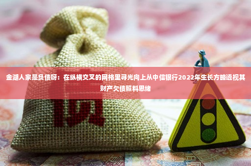 金湖人家是负债呀：在纵横交叉的网格里寻光向上从中信银行2022年生长方略透视其财产欠债照料思绪